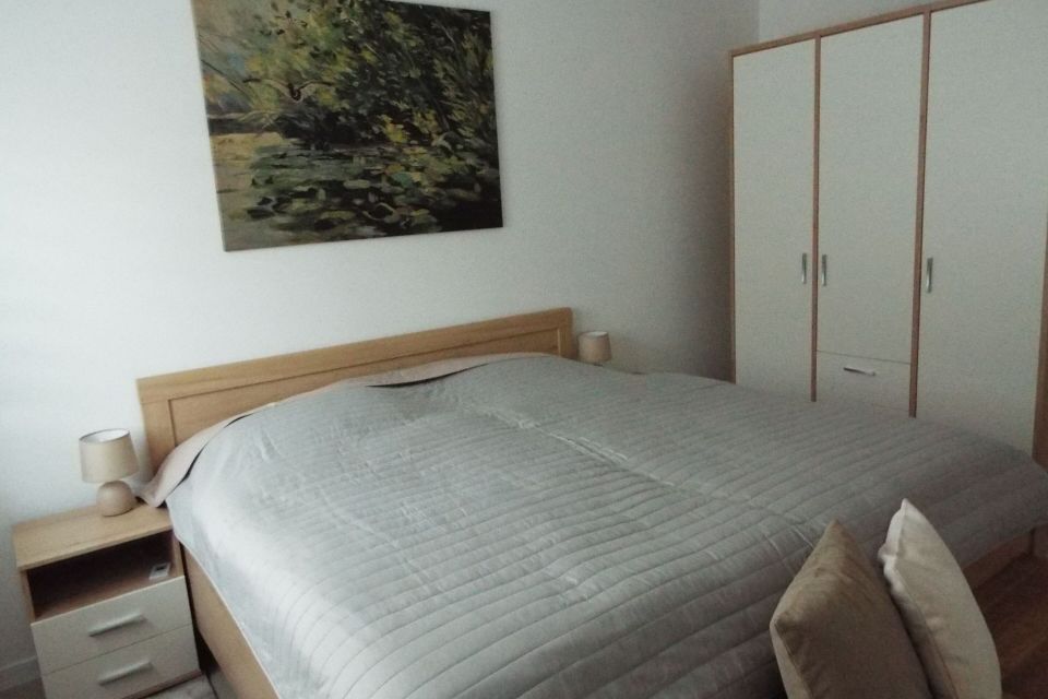 Das Schlafzimmer mit Doppelbett, Foto: H. Herrmann, Lizenz: H. Herrmann